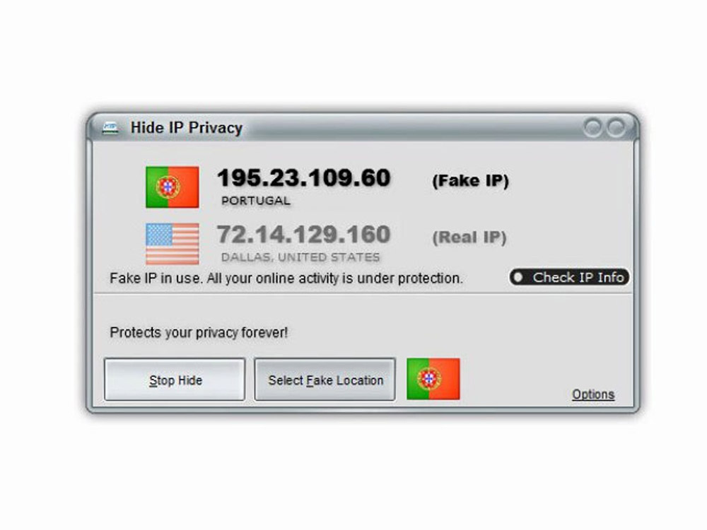Ẩn IP với Real Hide IP
