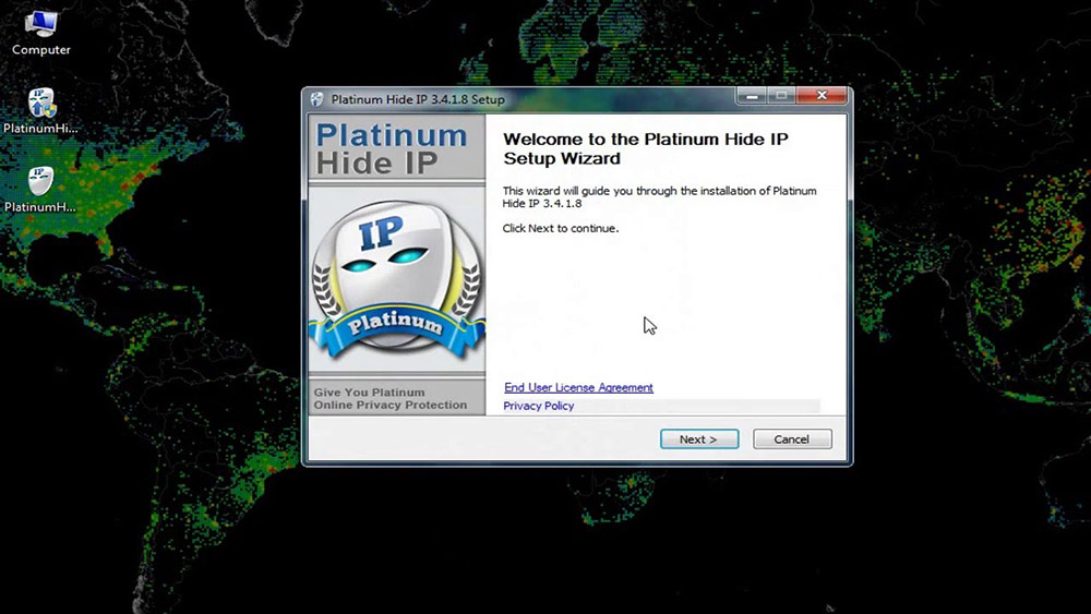 Phần mềm Fake IP Platinum Hide IP